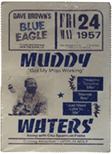 Muddy Waters at the Blue Eagle poster